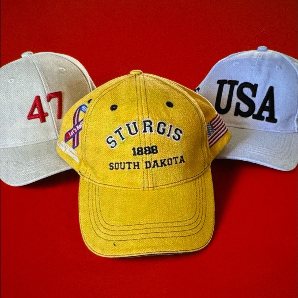 🇺🇸✨ Statement Caps – USA | Sturgis | 47 Collection ✨🇺🇸